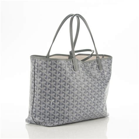 grey goyard tote bag|goyard st louis pm size.